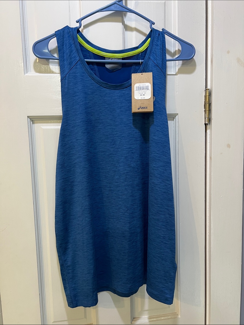 Asics Blue M PR LYTE Singlet Tank Top NWT medium